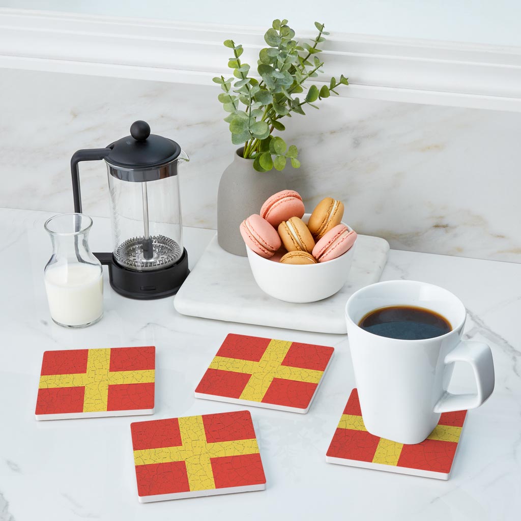 Nautical Flag Romeo | Absorbent Coasters | Set of 4 | Min 2