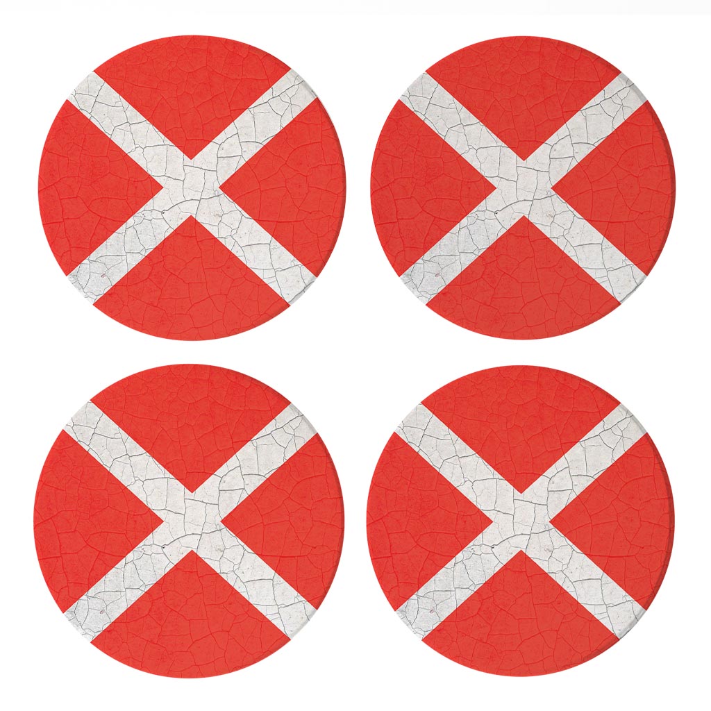 Nautical Flag Victor | Absorbent Coasters | Set of 4 | Min 2