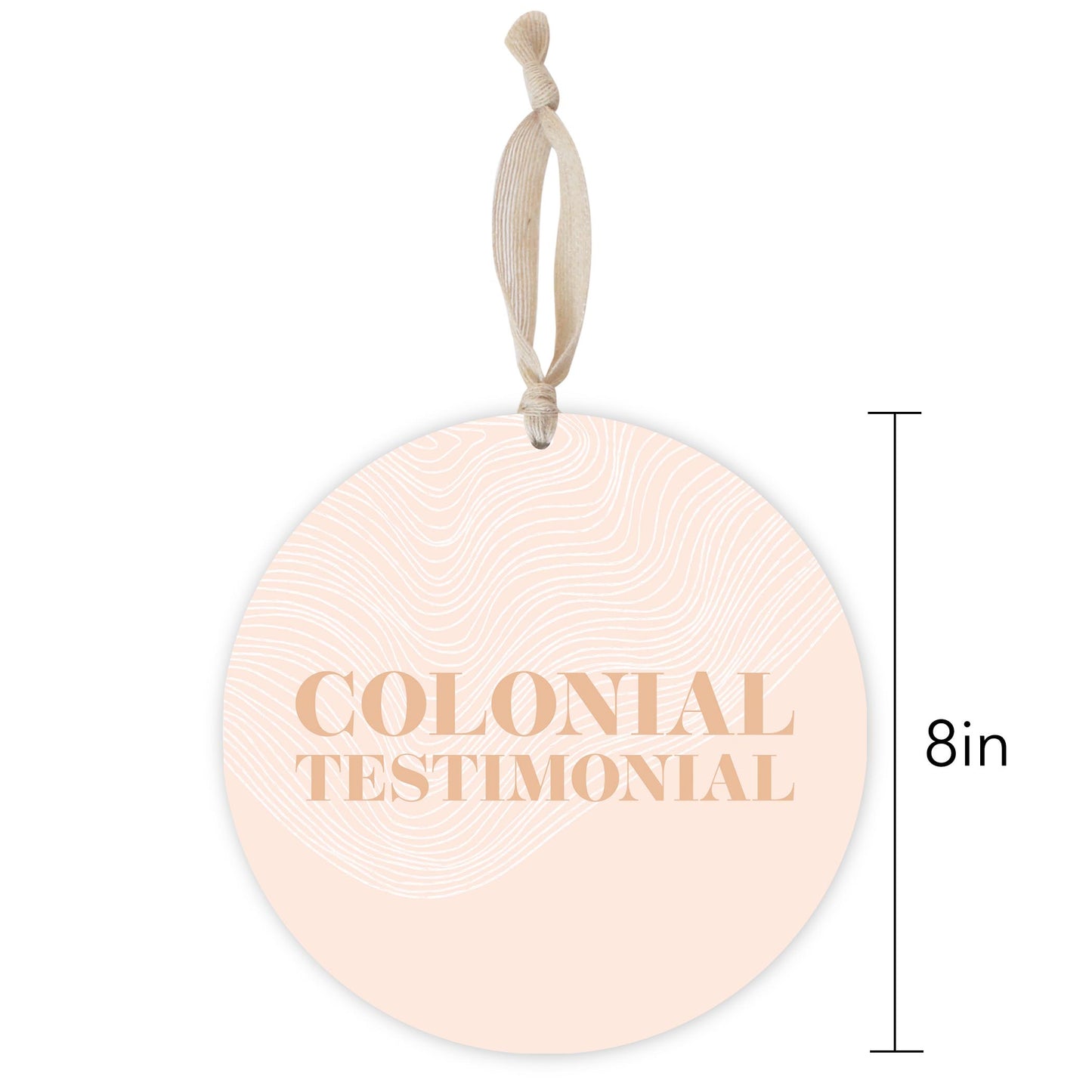 Modern Minimalist Pennsylvania Colonial Quip | Wood Ornament | Eaches | Min 1