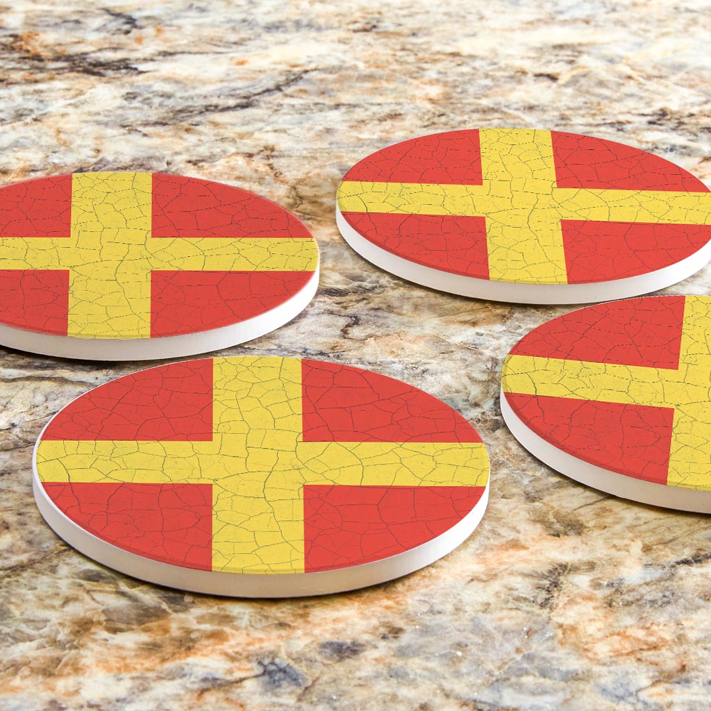 Nautical Flag Romeo | Absorbent Coasters | Set of 4 | Min 2