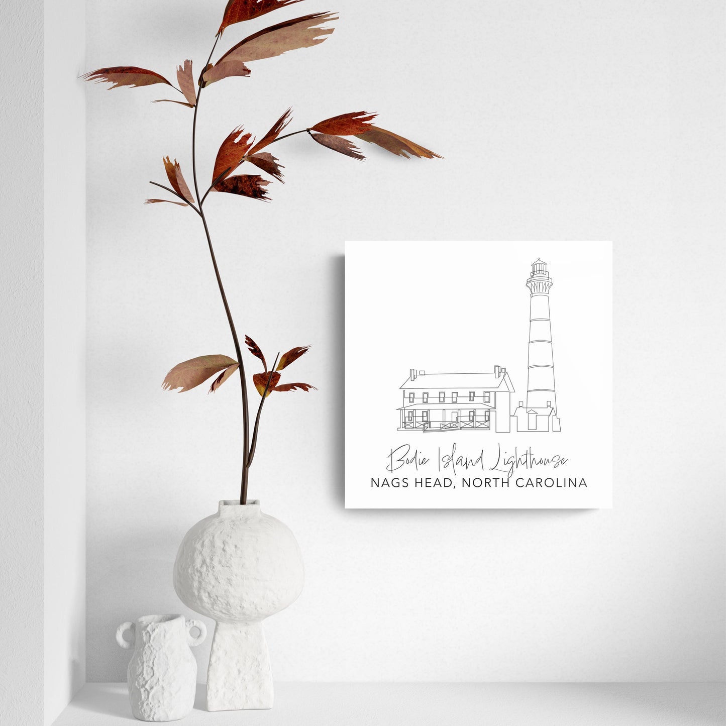 Bodie Island Lighthouse | Hi-Def Glass Art | Eaches | Min 2