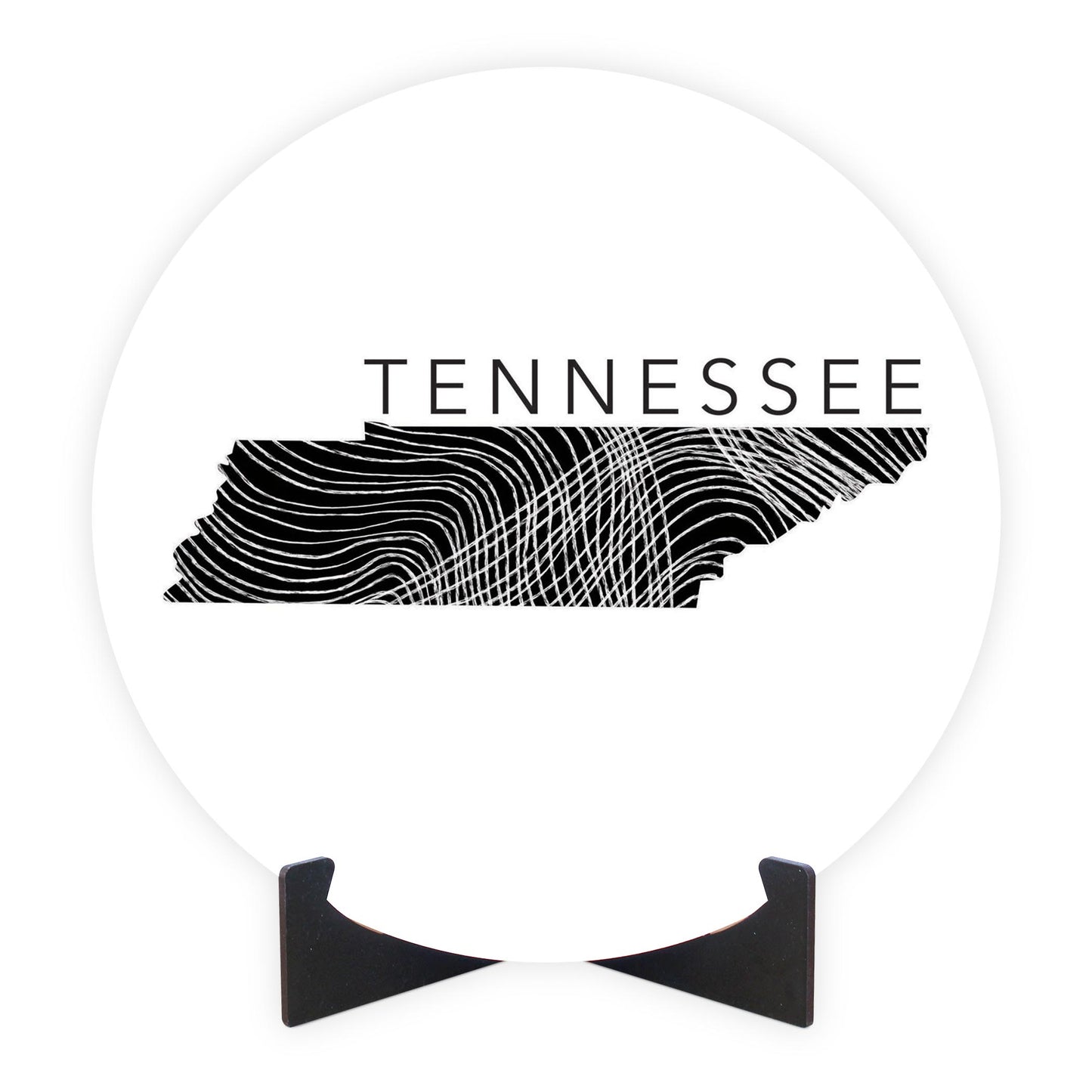 Minimalist B&W Tennessee State Name | Wood Sign | Eaches | Min 1