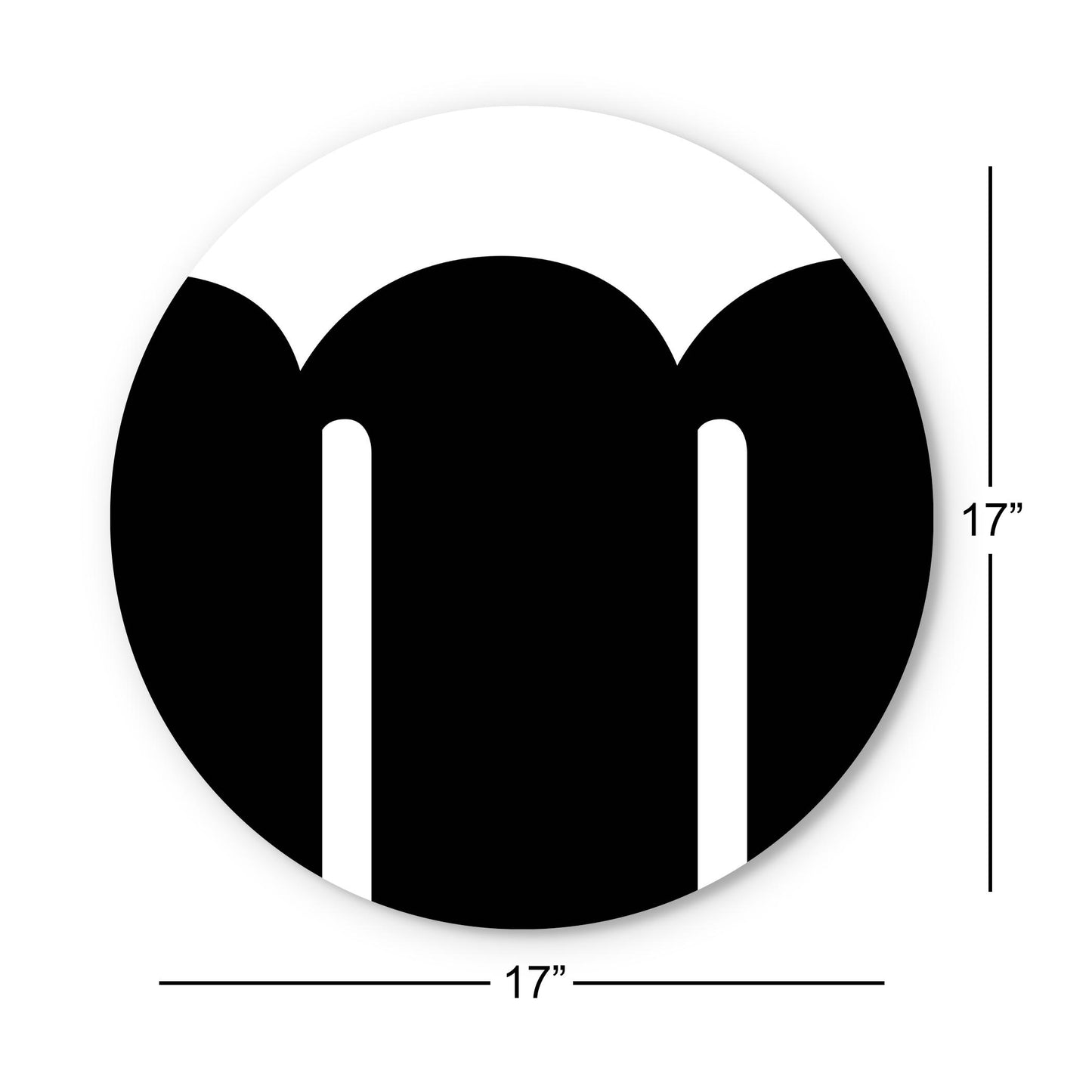 Fun Chunky Monogram M | Wood Sign | Eaches | Min 1