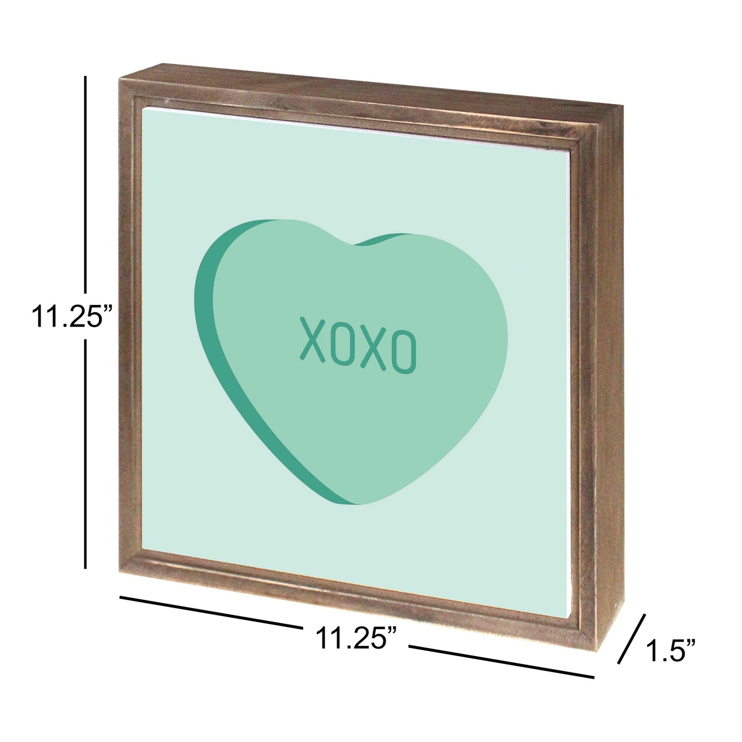 Message Hearts Xo | Wood Sign | Eaches | Min 1