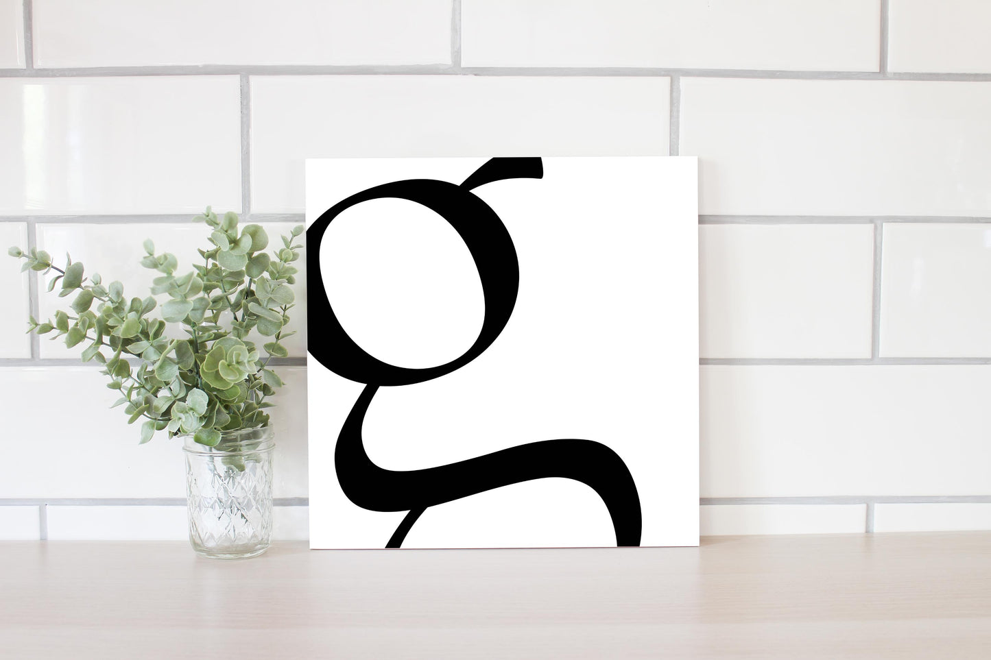 Minimal Monogram G | Wood Sign | Eaches | Min 2