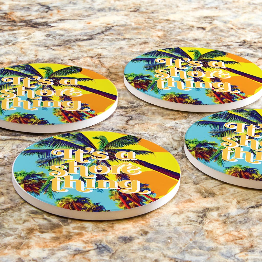 Its A Shore Thing | Absorbent Coasters | Set of 4 | Min 2