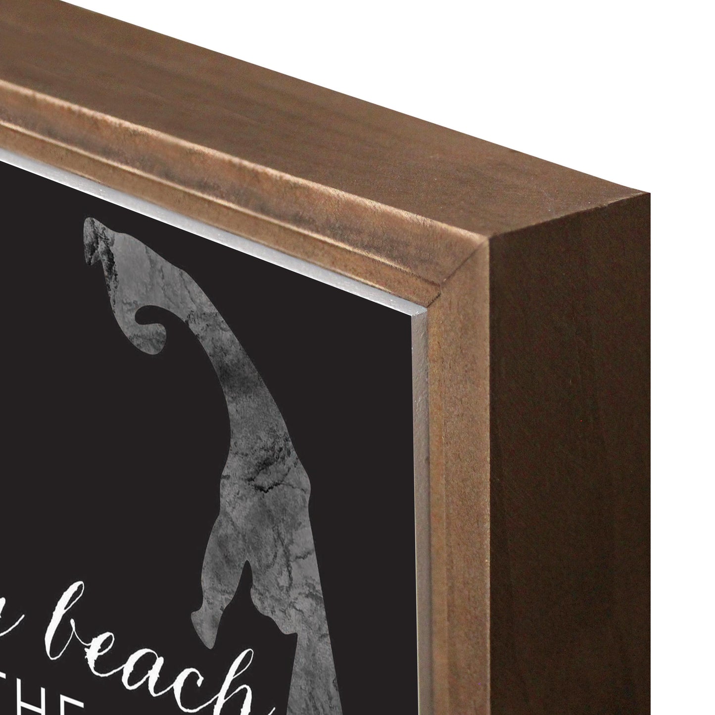 Minimalistic B&W Cape Cod Lifes A Beach | Wood Sign | Eaches | Min 1