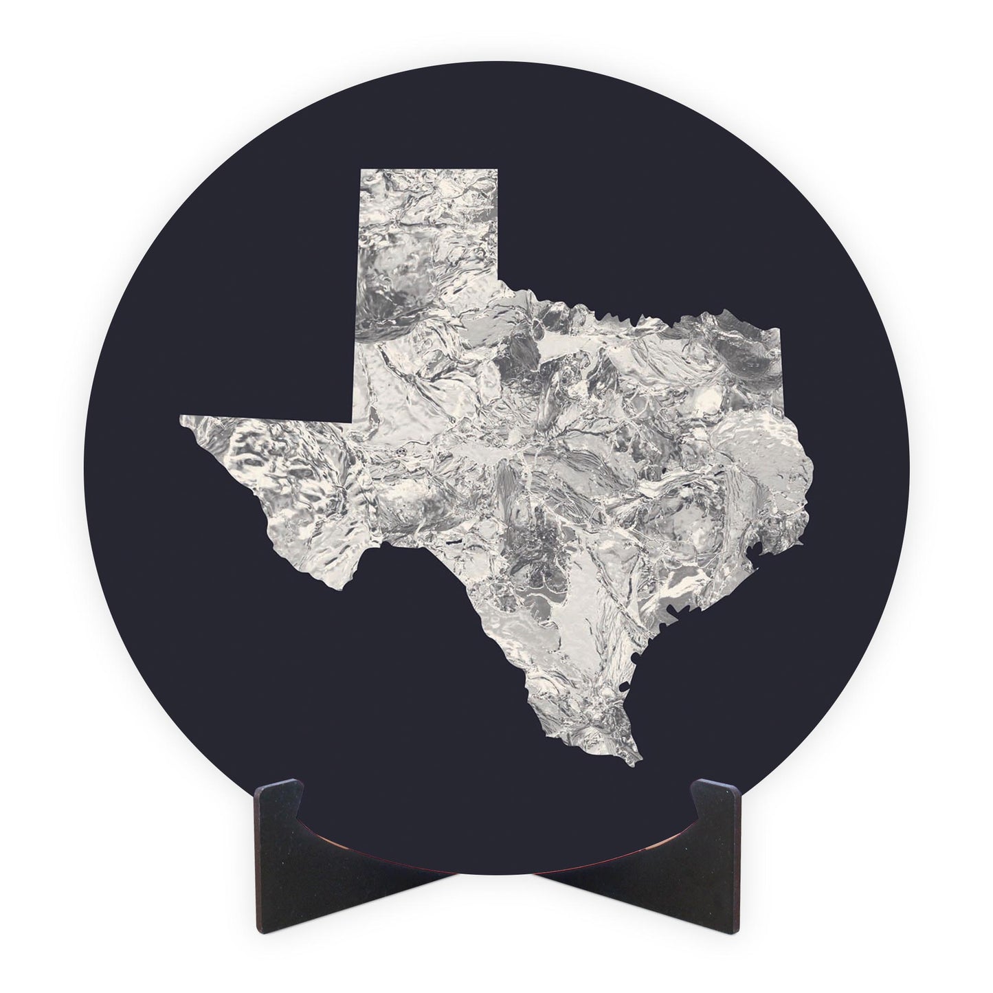 Modern Minimalist Texas Metal State Shape | Wood Sign | Eaches | Min 1