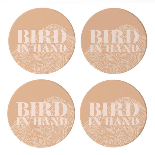 Modern Minimalist Pennsylvania Bird Quip | Absorbent Coasters | Set of 4 | Min 2