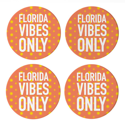 Florida Vibes Only| Absorbent Coasters | Set of 4 | Min 2