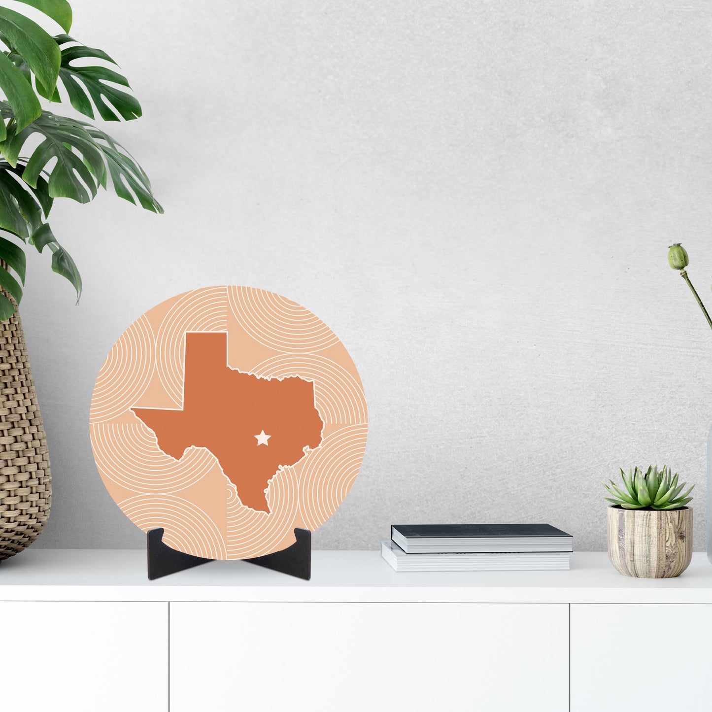 Modern Minimalist Texas Austin Star | Wood Sign | Eaches | Min 1