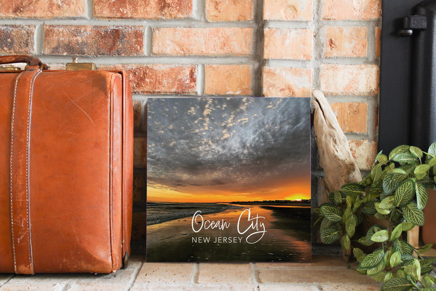 OCNJ Photo With Text | Wood Sign | Eaches | Min 2