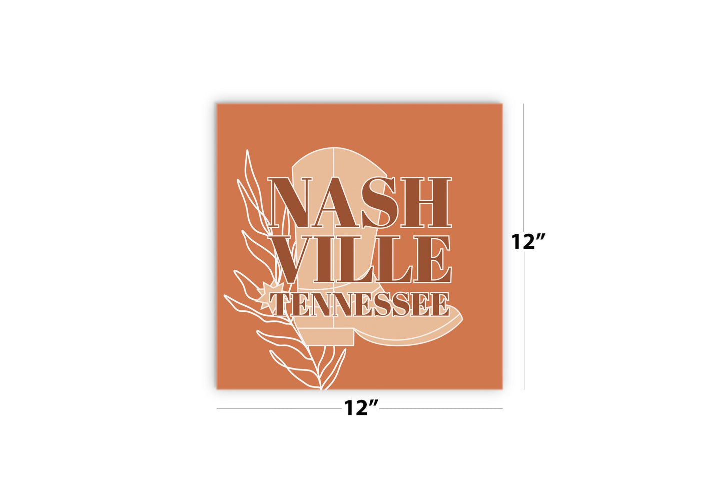 Modern Minimalist Tennessee Nashville Boot | Wood Sign | Eaches | Min 2