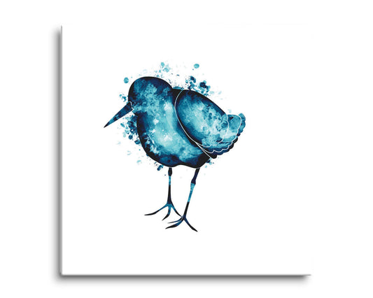 New England Water Color Sand Piper | Hi-Def Glass Art | Eaches | Min 2