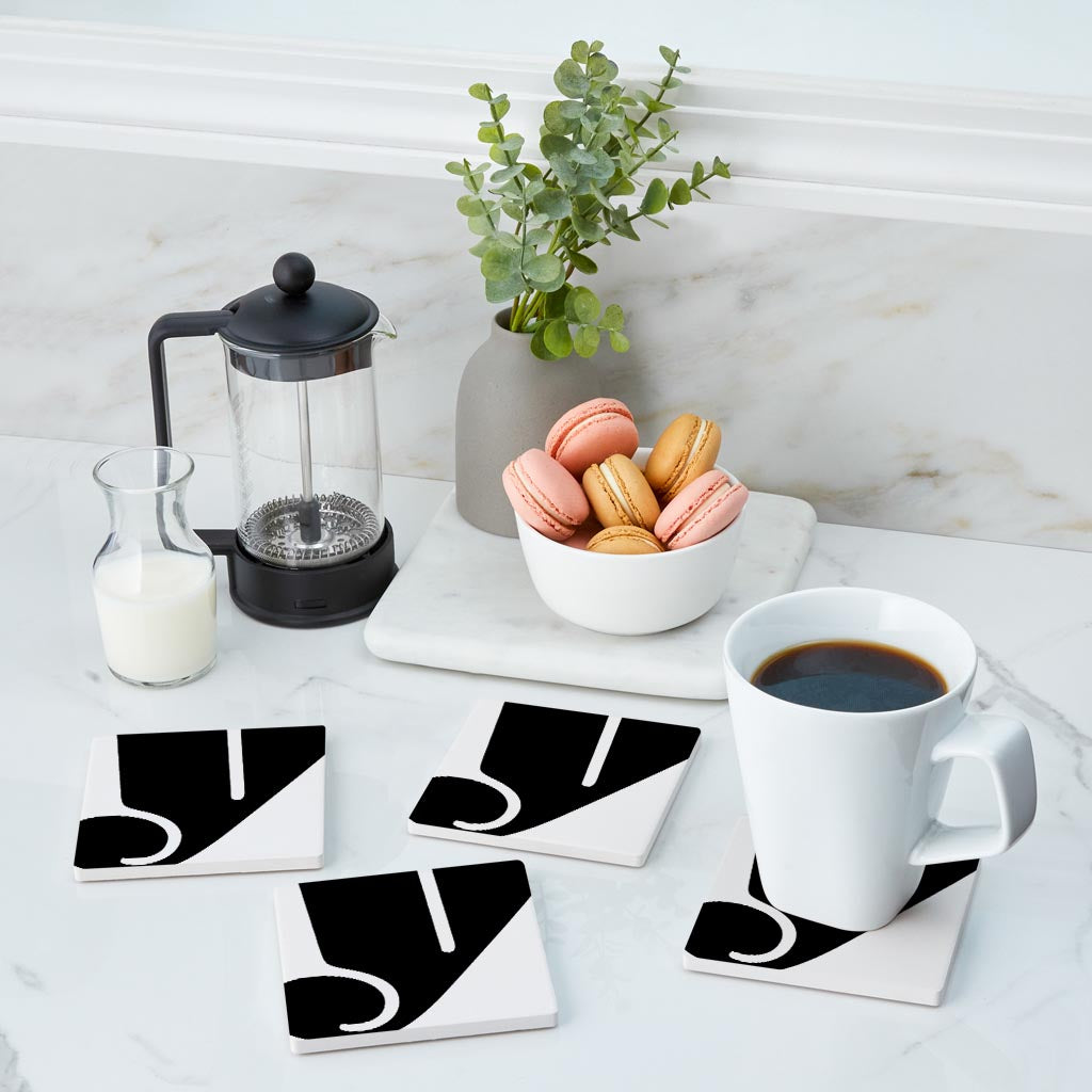 Fun Chunky Monogram Y | Absorbent Coasters | Set of 4 | Min 2