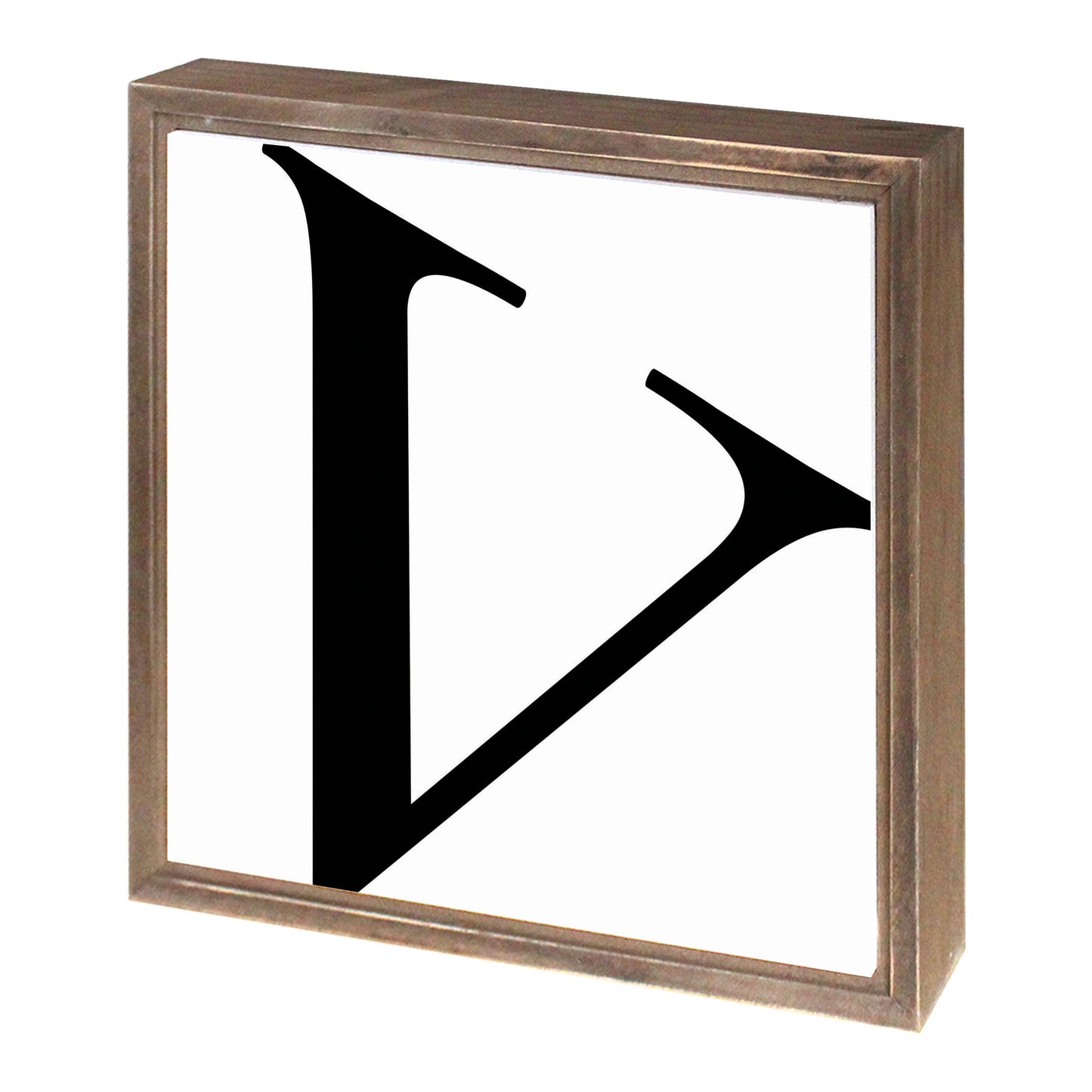 Minimalist Monogram V | Wood Sign | Eaches | Min 1