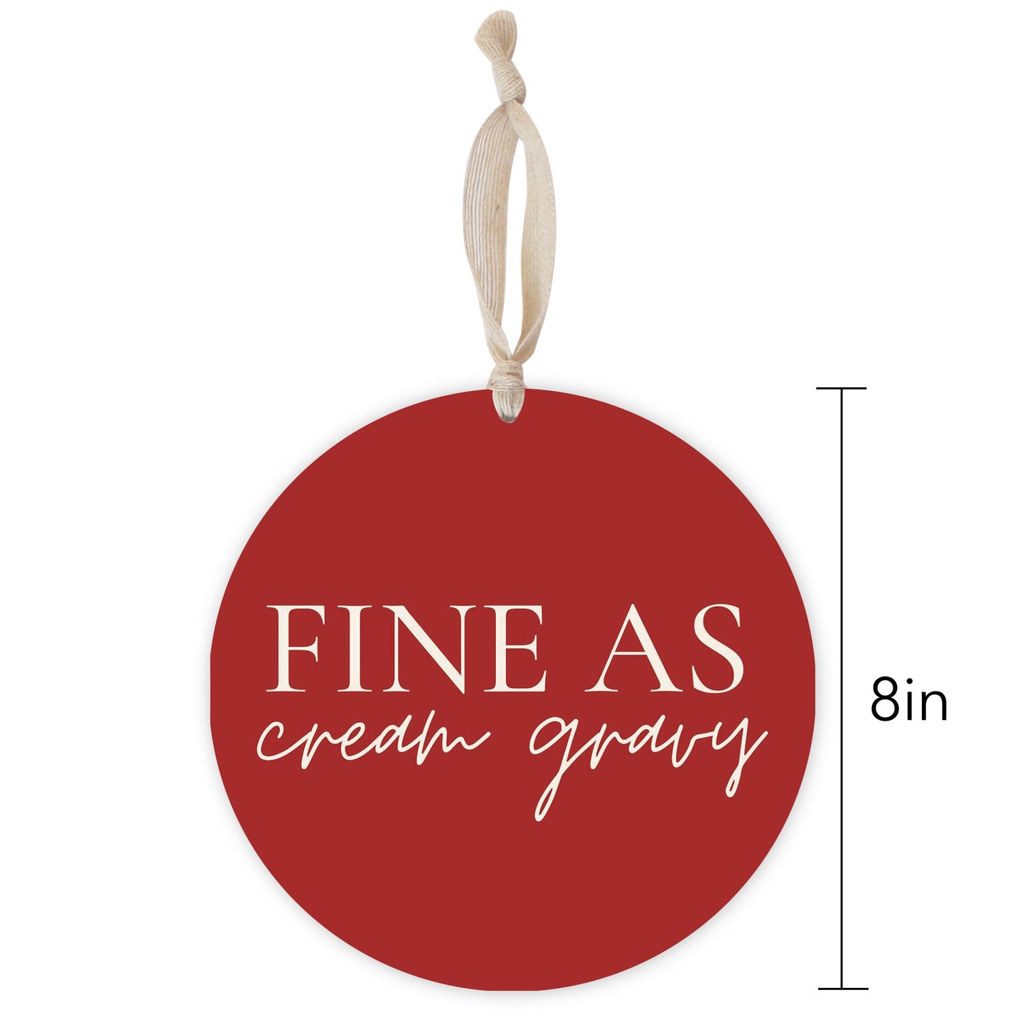 Modern Minimalist Texas Fine As Gravy | Wood Ornament | Eaches | Min 1