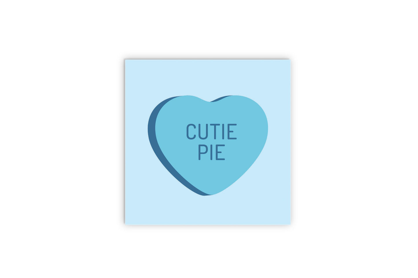 Message Hearts Cutie Pie | Wood Sign | Eaches | Min 2