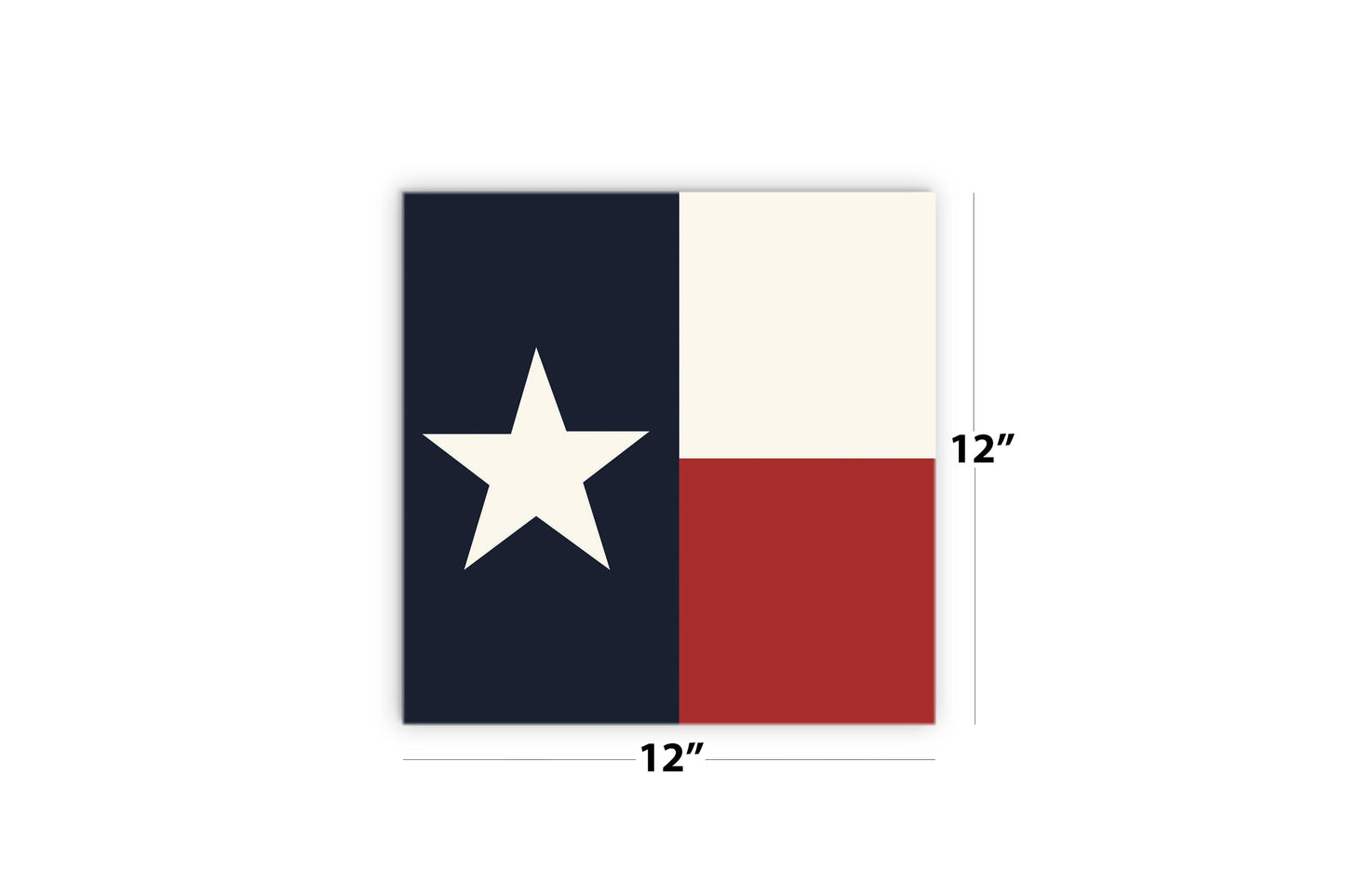 Modern Minimalist Texas Colors Flag | Wood Sign | Eaches | Min 2