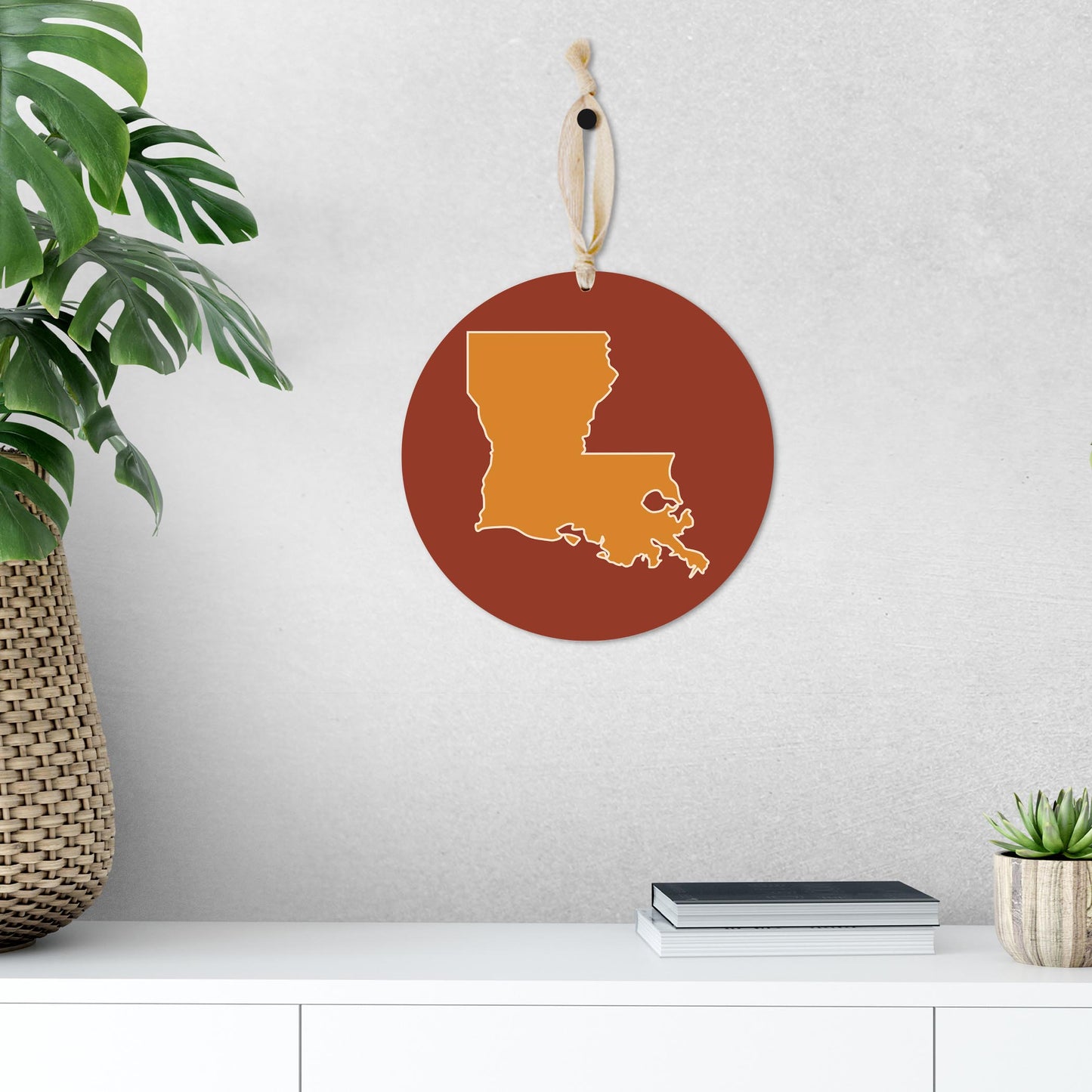 Louisiana Colorful State Shape | Wood Ornament | Eaches | Min 1