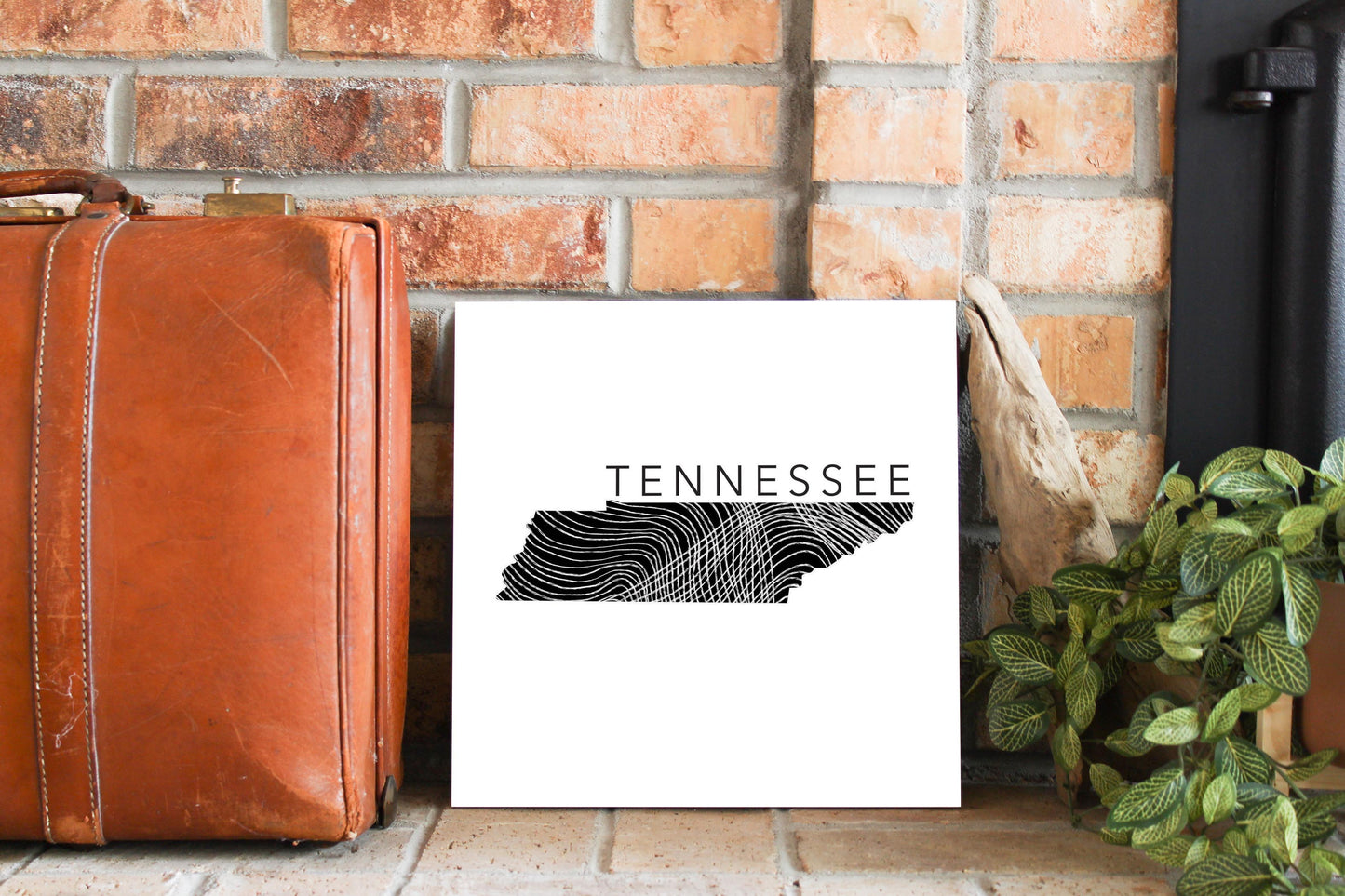 Minimalist B&W Tennessee State Name | Wood Sign | Eaches | Min 2