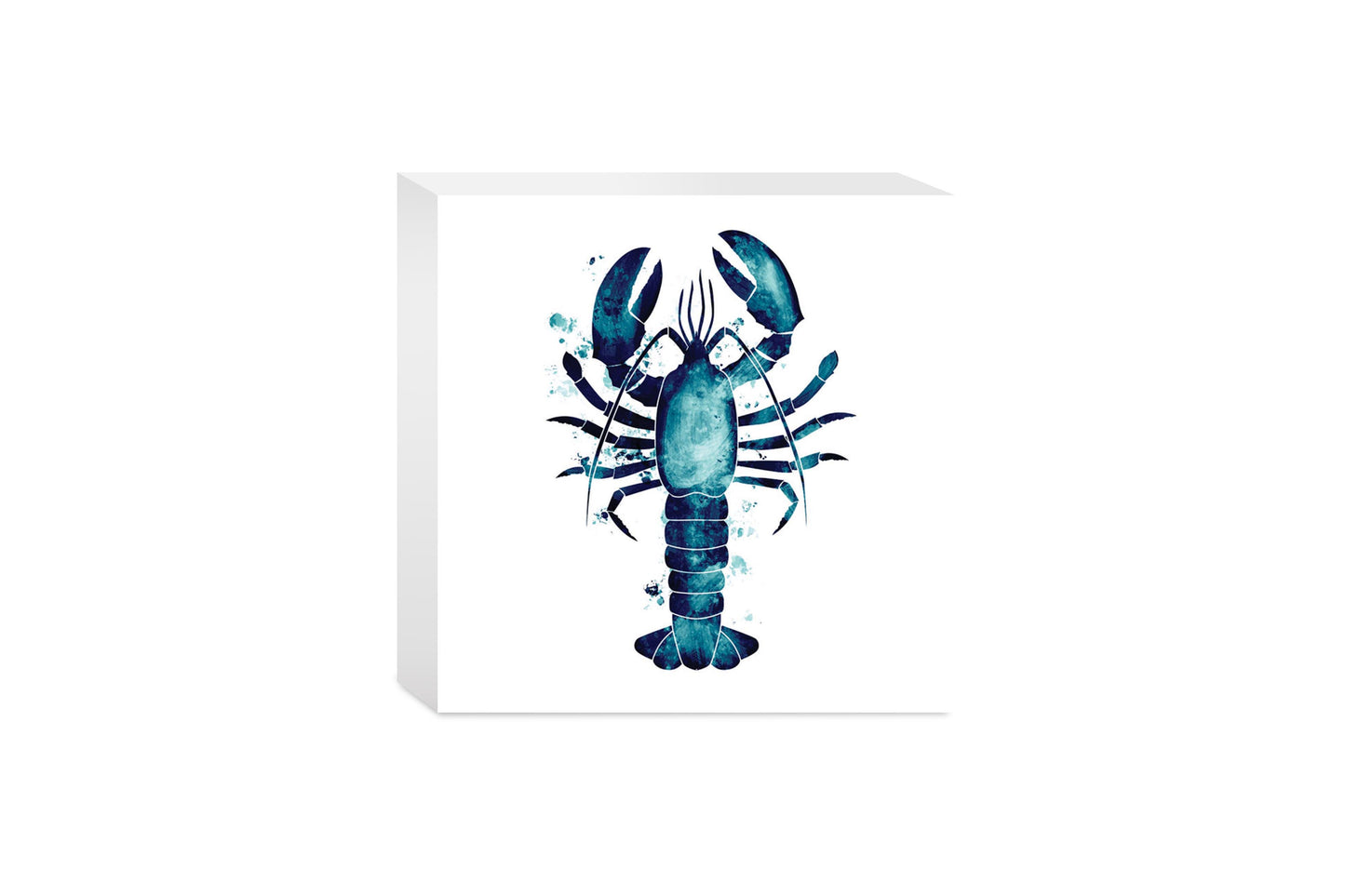 New England Water Color Lobster | Wood Block | Eaches | Min 4