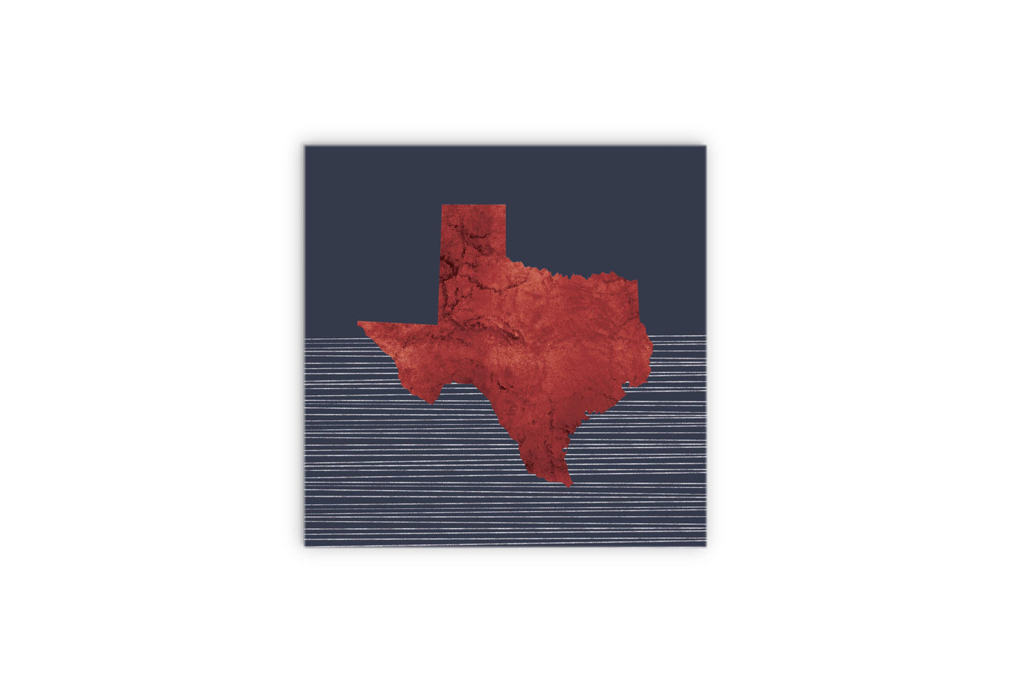 Modern Minimalist Texas Straight Line State Shape | Wood Sign | Eaches | Min 2