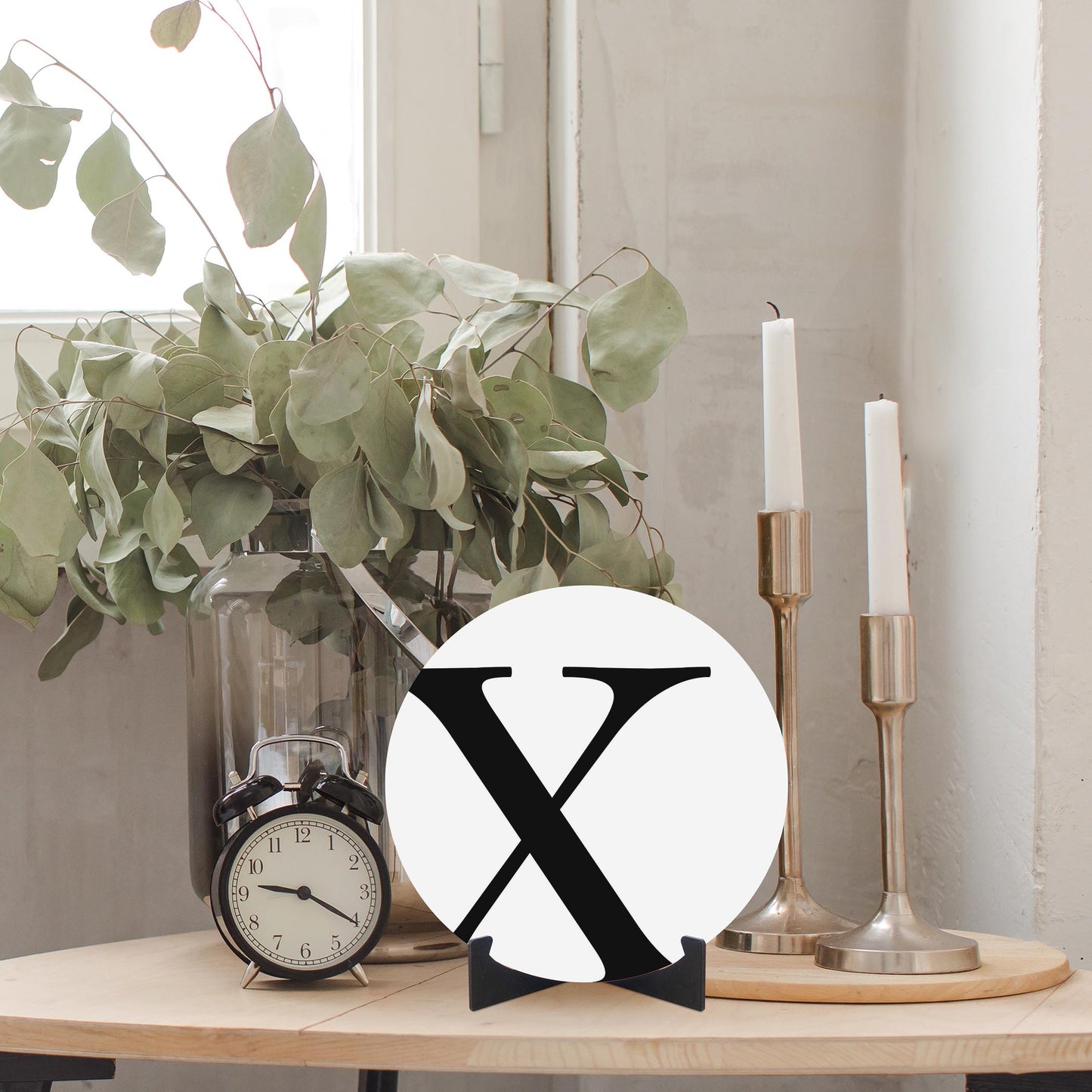 Minimalist Monogram X | Wood Sign | Eaches | Min 1