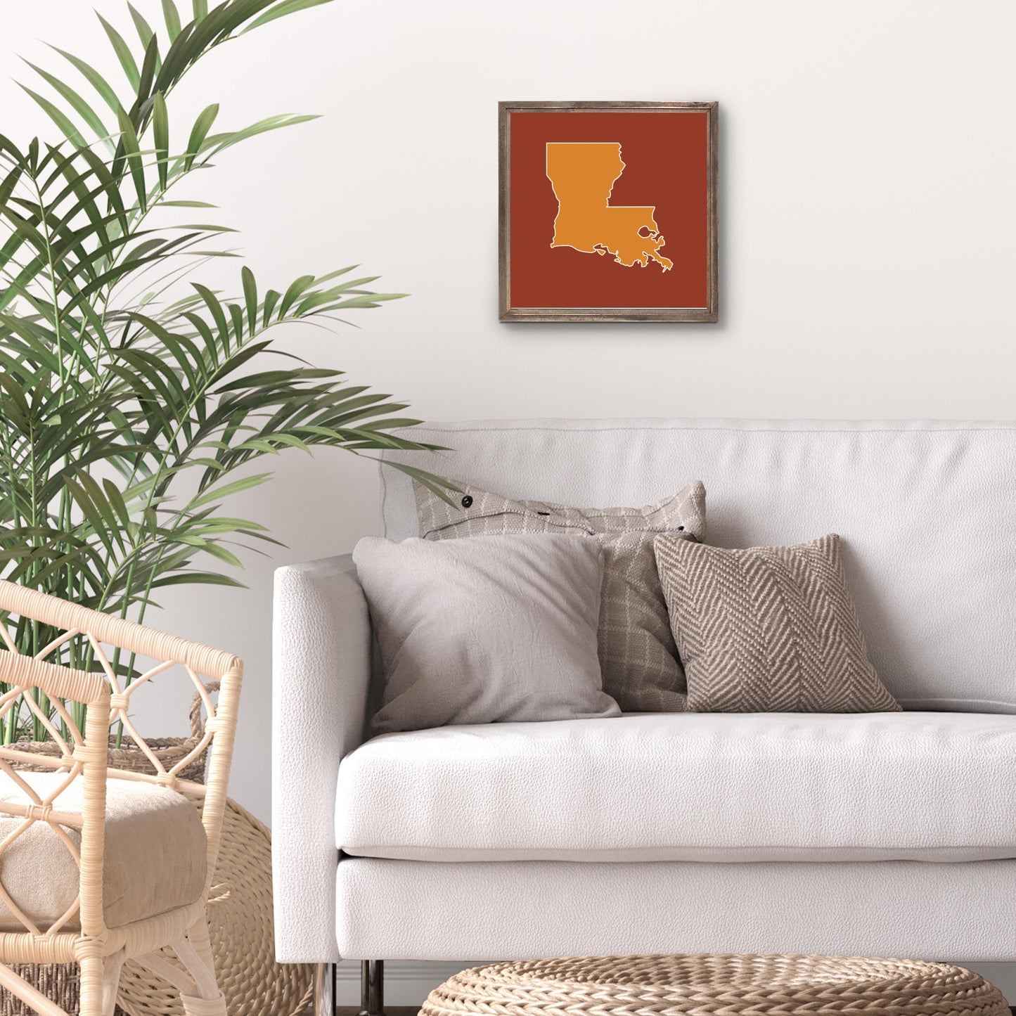 Louisiana Colorful State Shape | Wood Sign | Eaches | Min 1