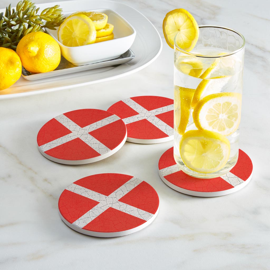 Nautical Flag Victor | Absorbent Coasters | Set of 4 | Min 2