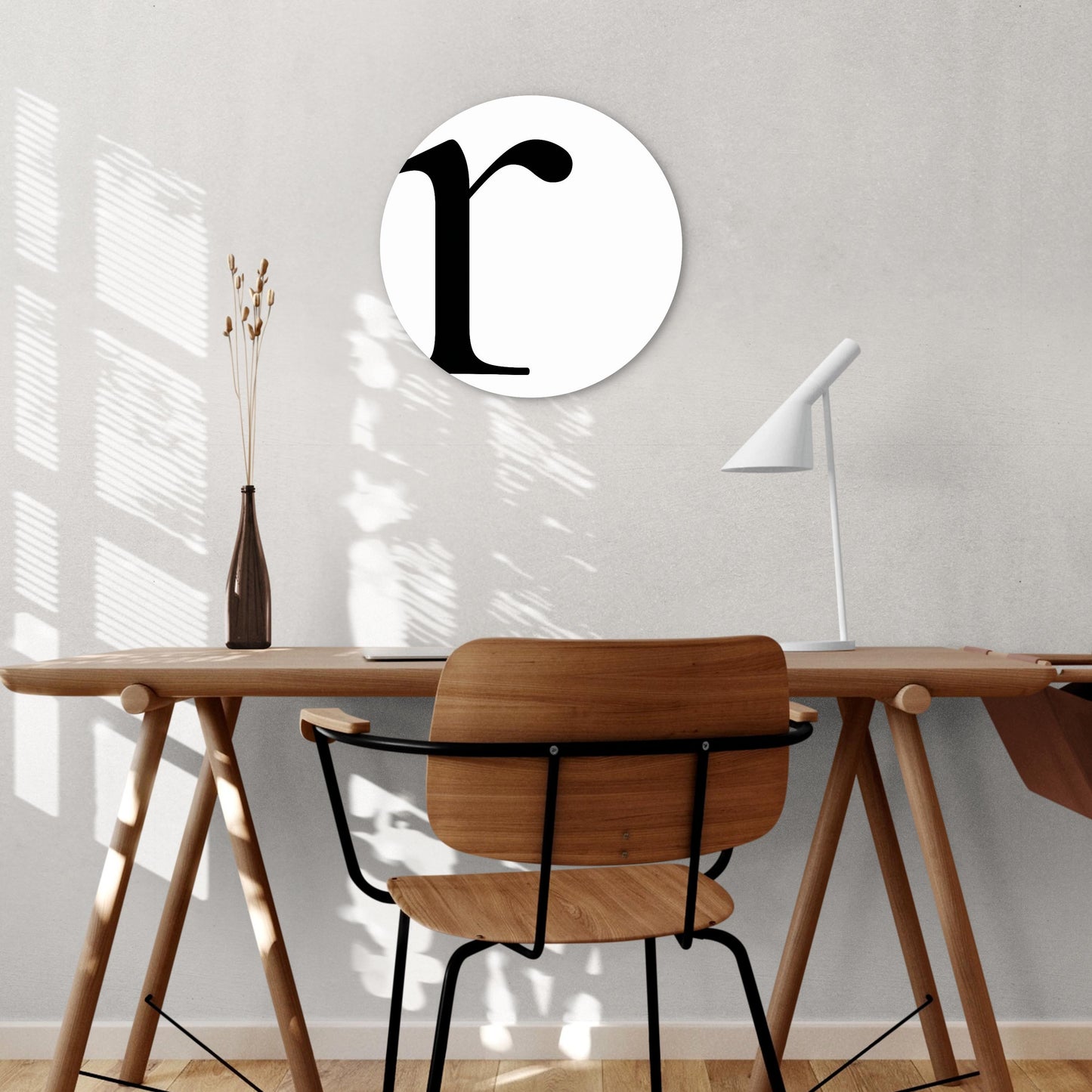 Minimalist Monogram R | Wood Sign | Eaches | Min 1