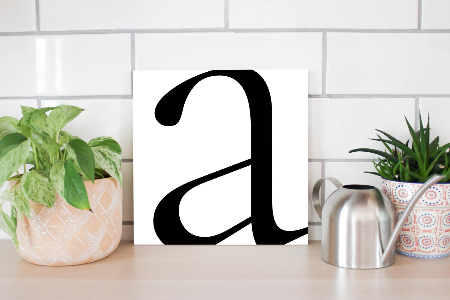 Minimal Monogram A | Wood Sign | Eaches | Min 2