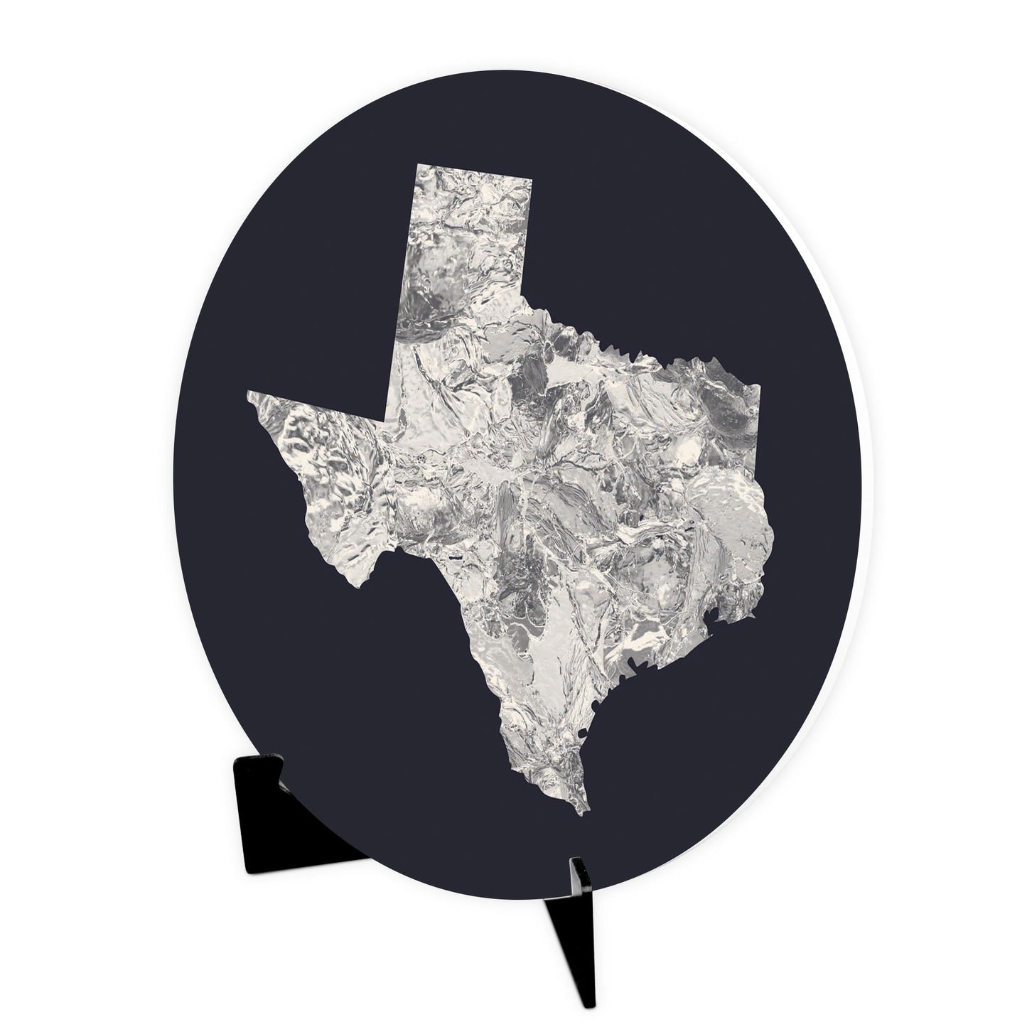 Modern Minimalist Texas Metal State Shape | Wood Sign | Eaches | Min 1