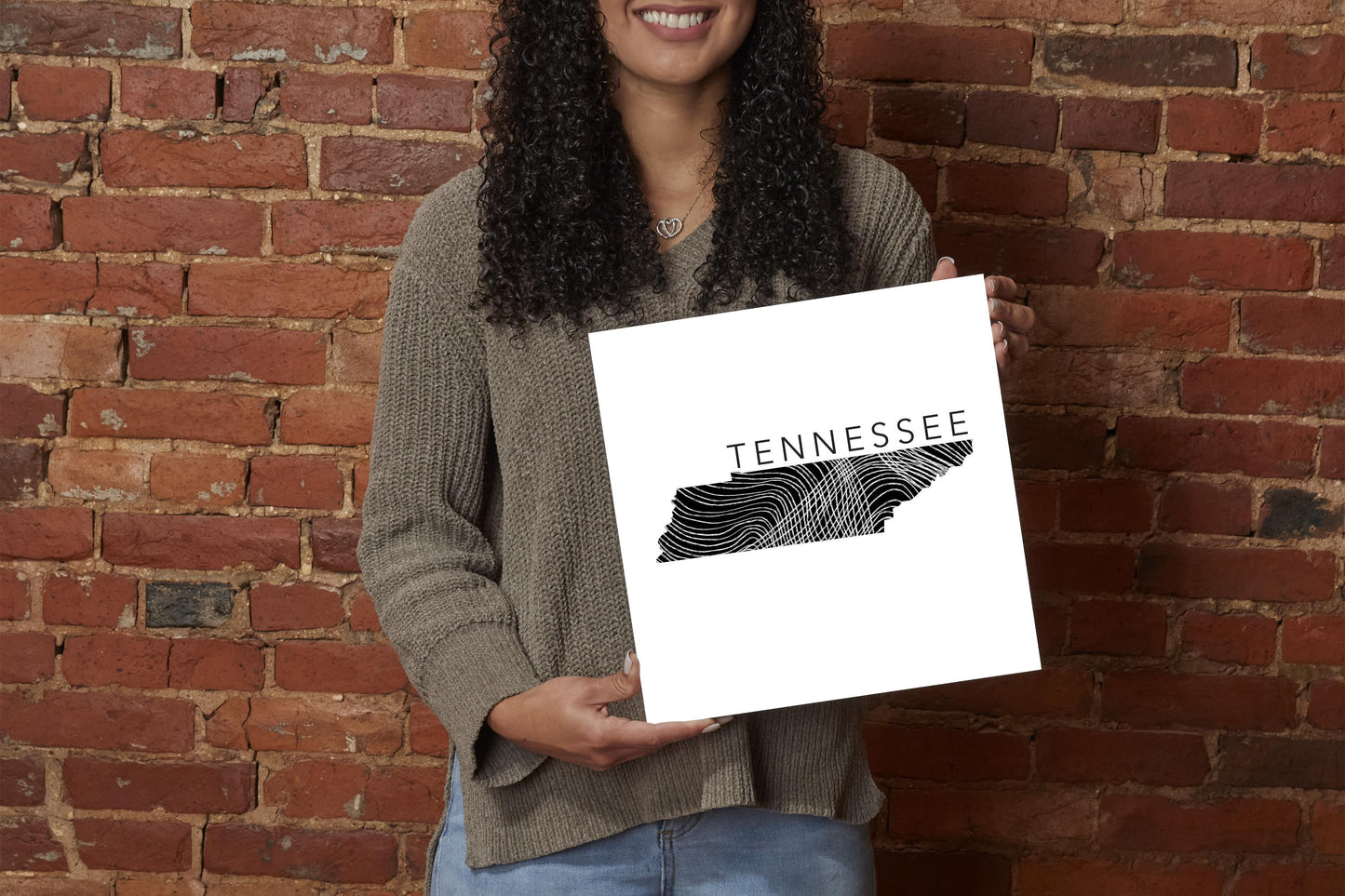 Minimalist B&W Tennessee State Name | Wood Sign | Eaches | Min 2