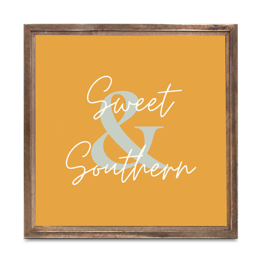 Modern Minimalist Oklahoma Sweet Southern | Wood Sign | Eaches | Min 1