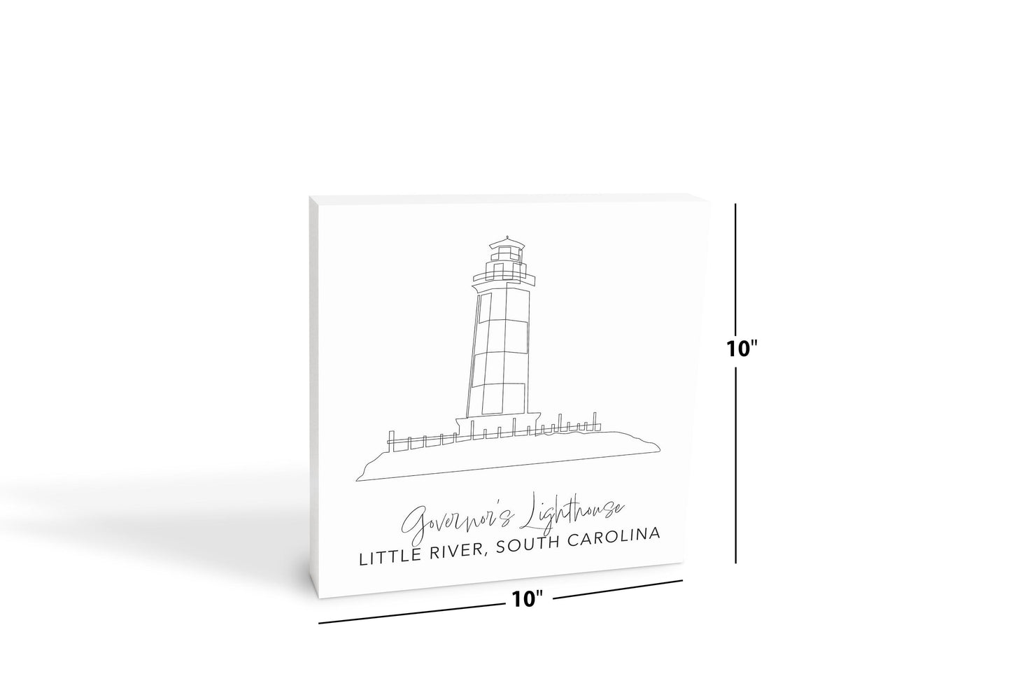 Governors Lighthouse | Wood Block | Eaches | Min 2