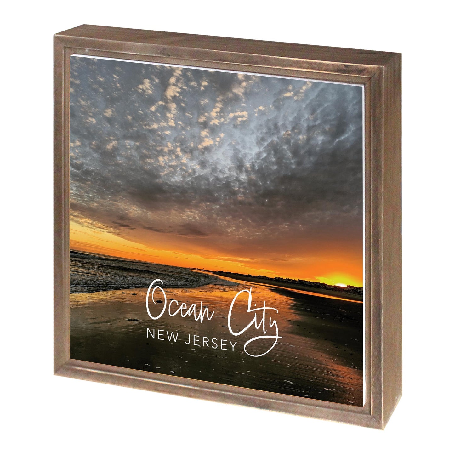 OCNJ Photo With Text | Wood Sign | Eaches | Min 1