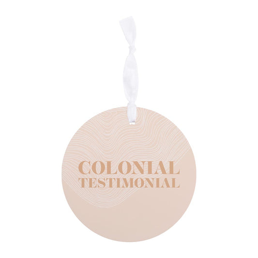 Modern Minimalist Pennsylvania Colonial Quip| Wood Ornament | Eaches | Min 6