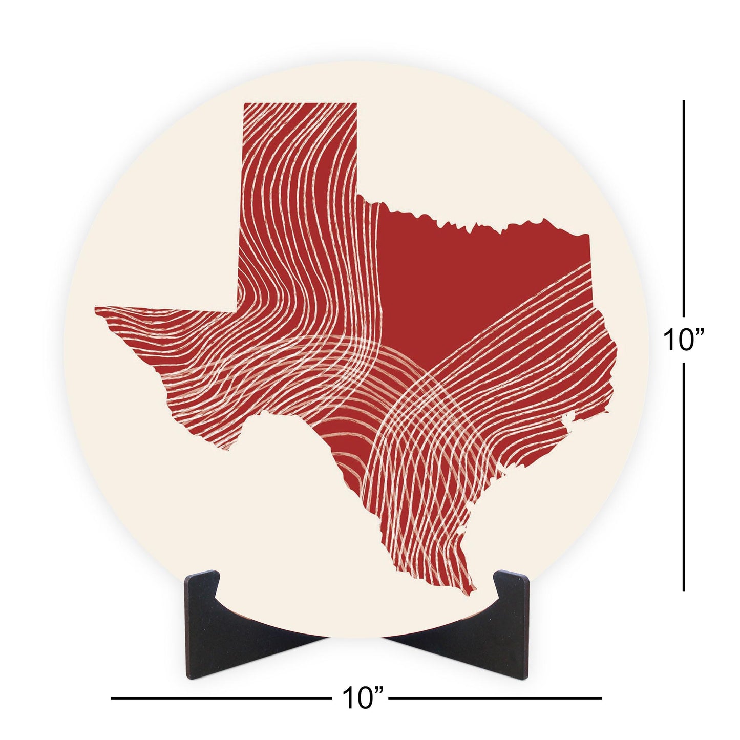 Modern Minimalist Texas Fluid Line State Shape | Wood Sign | Eaches | Min 1