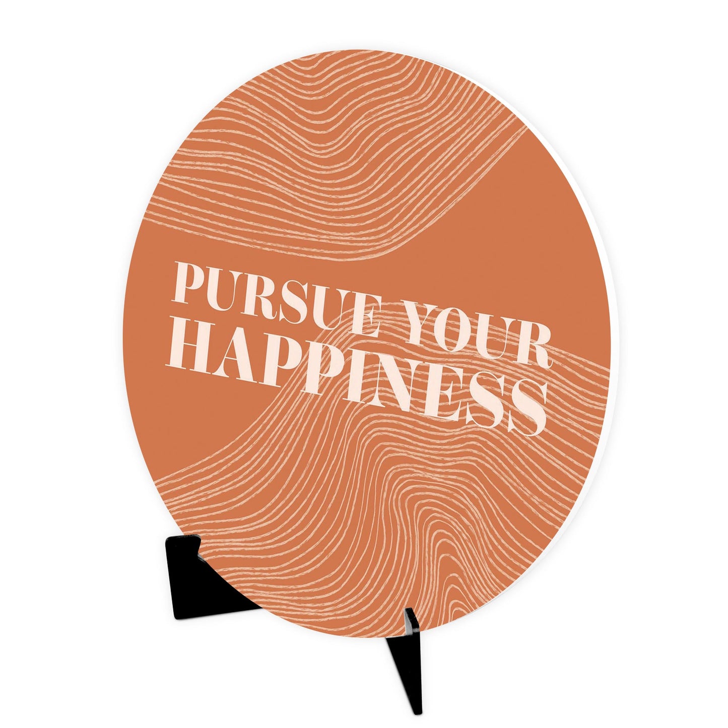 Modern Minimalist Pennsylvania Happiness Quip | Wood Sign | Eaches | Min 1