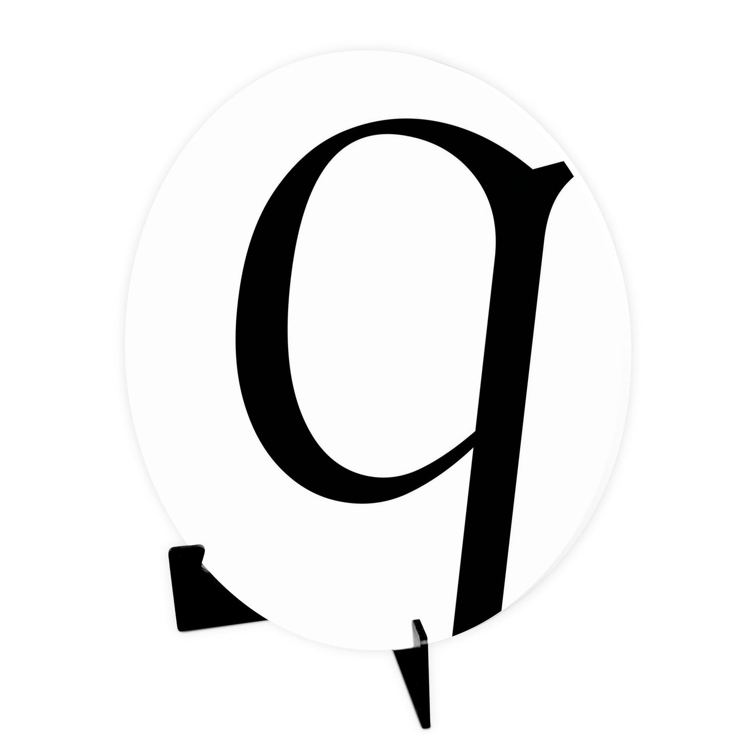 Minimalist Monogram Q | Wood Sign | Eaches | Min 1