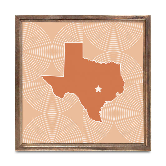 Modern Minimalist Texas Austin Star | Wood Sign | Eaches | Min 1