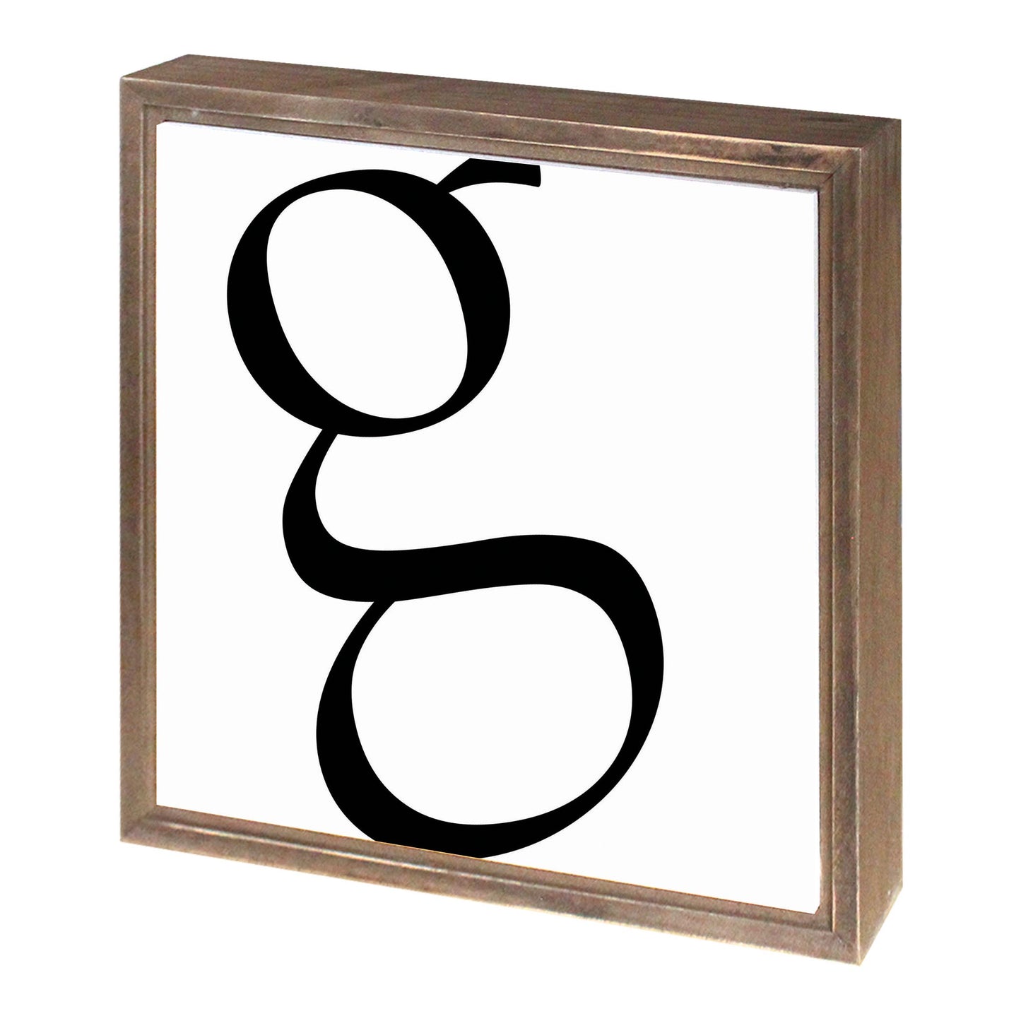 Minimalist Monogram G | Wood Sign | Eaches | Min 1