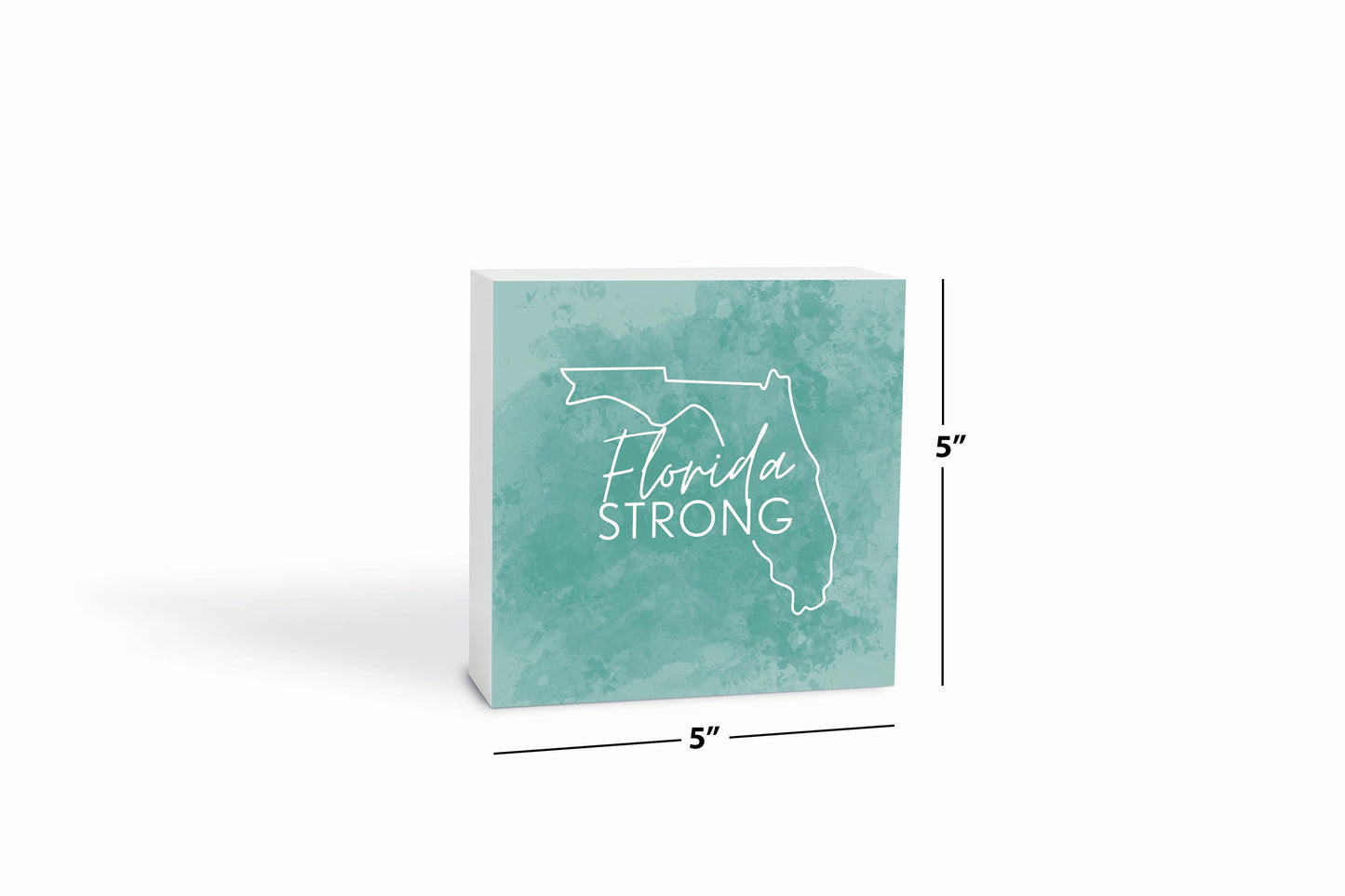 Florida Strong Blue | Wood Block | Eaches | Min 4