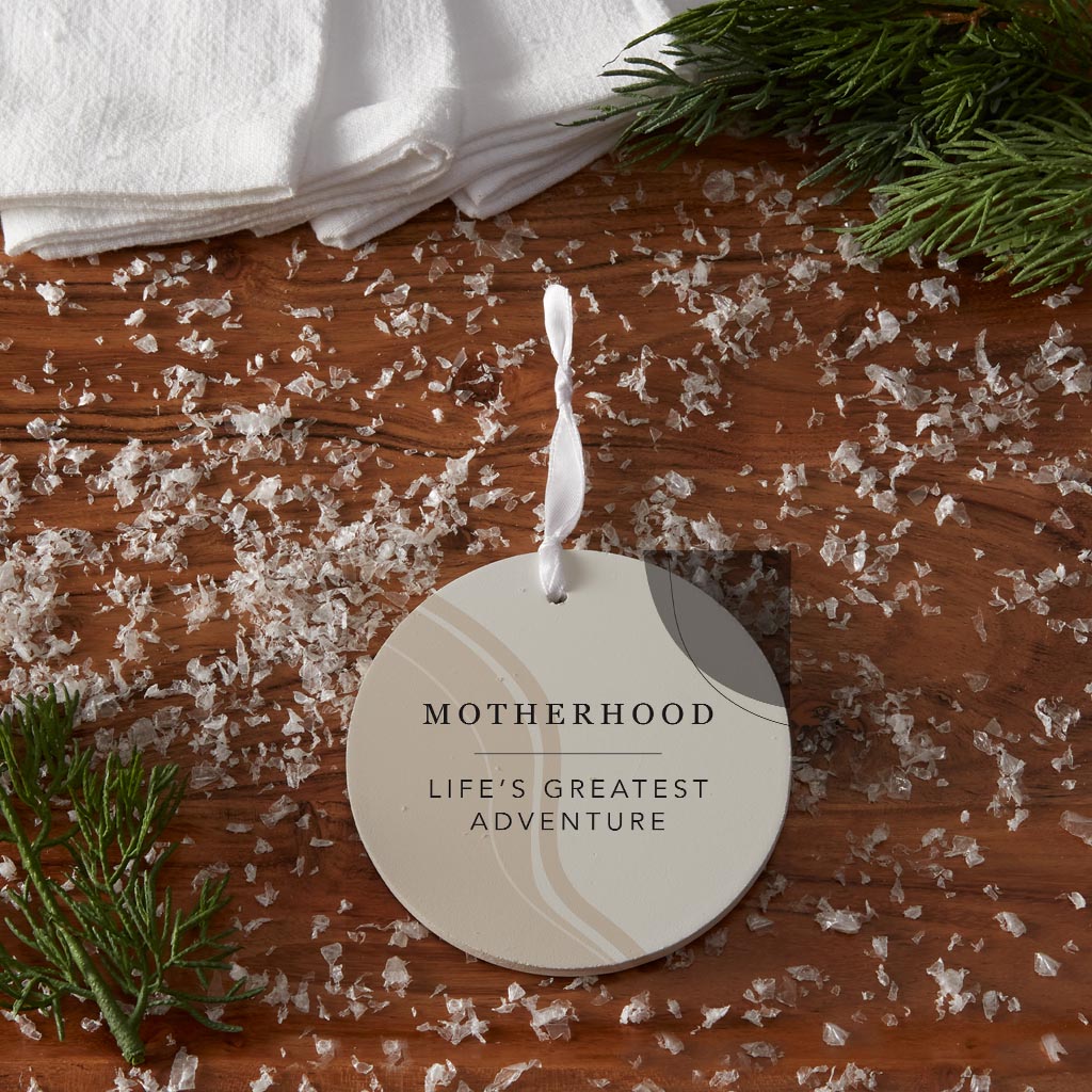 Modern Minimalist Mothers Day Adventure | Wood Ornament | Eaches | Min 6