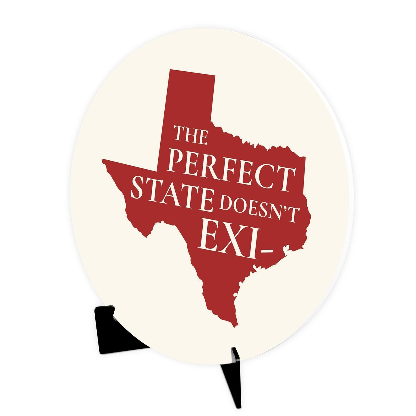 Modern Minimalist Texas Colors Perfect State | Wood Sign | Eaches | Min 1