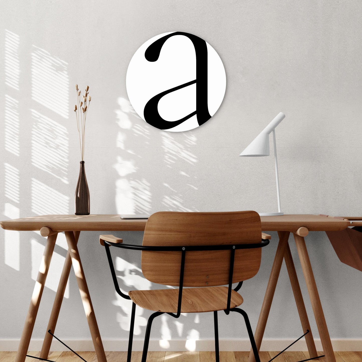 Minimalist Monogram A | Wood Sign | Eaches | Min 1