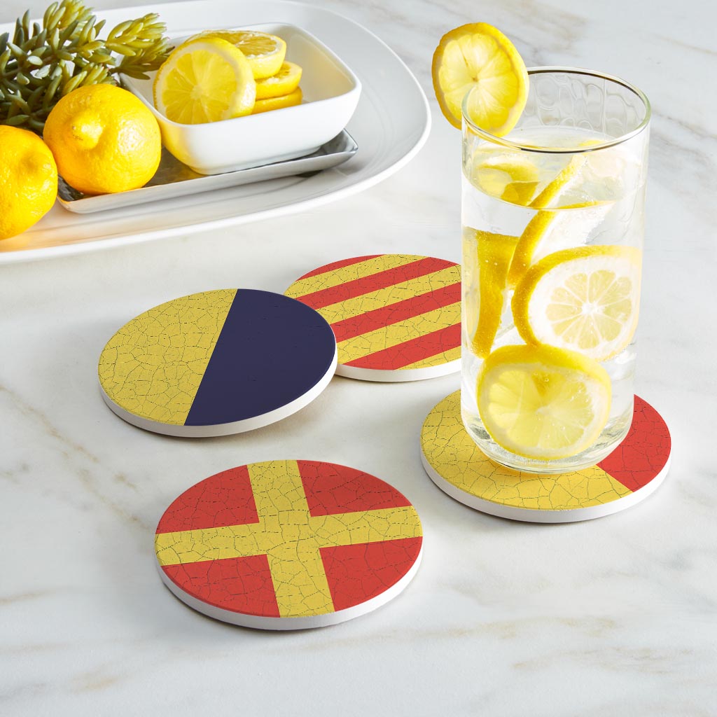 Nautical Flags | Absorbent Coasters | Set of 4 | Min 2