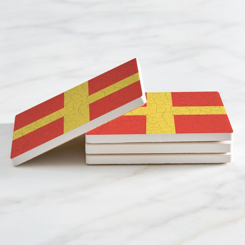 Nautical Flag Romeo | Absorbent Coasters | Set of 4 | Min 2