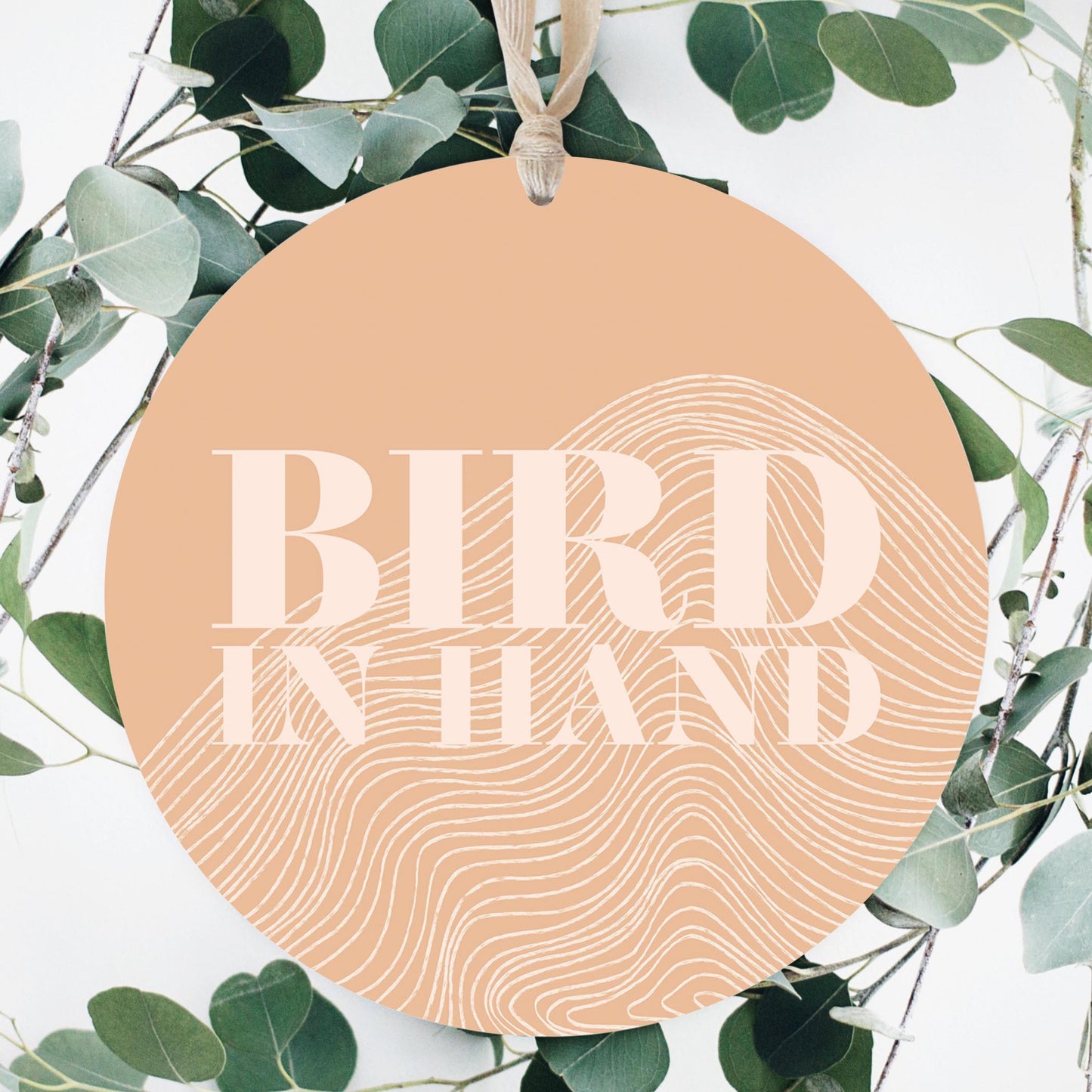 Modern Minimalist Pennsylvania Bird Quip | Wood Ornament | Eaches | Min 1